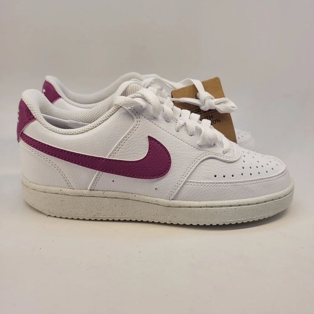 Nike Court Vision Low NN White Cactus Flower Purple DH3158-500 Womens Size 7 NEW